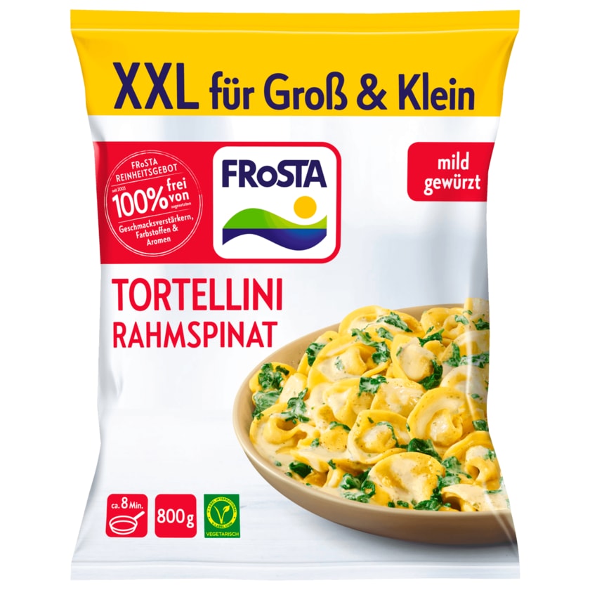 Frosta Tortellini Rahmspinat XXL Family Pack 800g